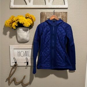 ATHLETA Womens Rock Springs Quilted Hooded Full Insulated Jacket Sz Small